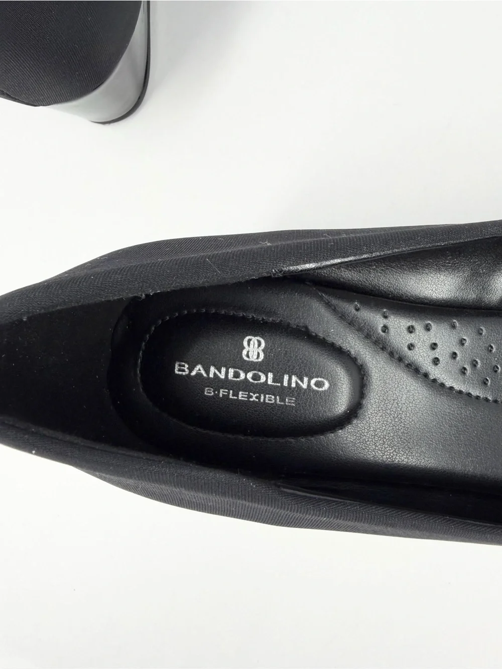 Bandolino Women's Candra Low Wedge Peep Toe Dress Pumps Size 8.5M